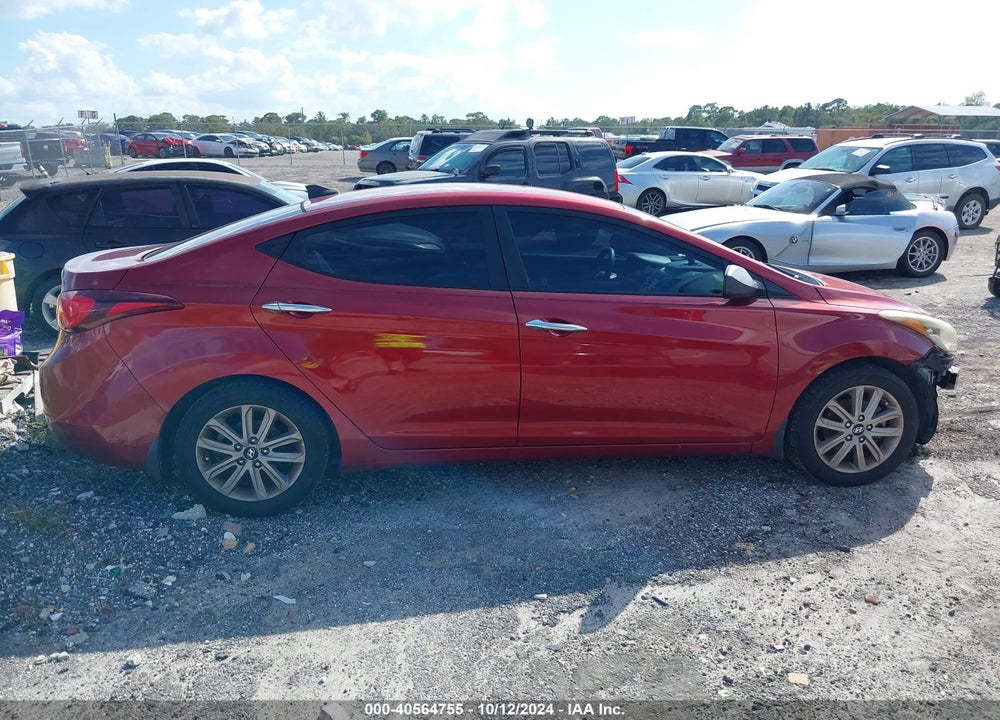2016 HYUNDAI ELANTRA SE VIN: 5NPDH4AE1GH721162