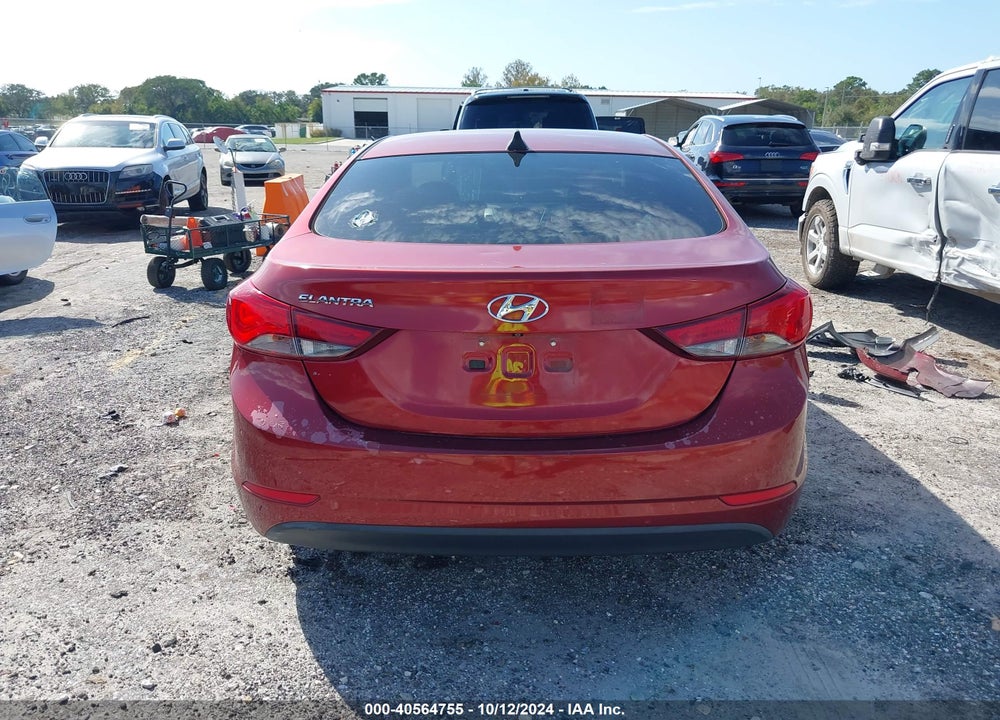 2016 HYUNDAI ELANTRA SE VIN: 5NPDH4AE1GH721162