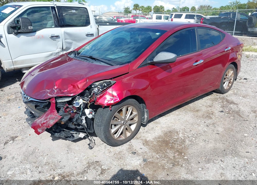2016 HYUNDAI ELANTRA SE VIN: 5NPDH4AE1GH721162