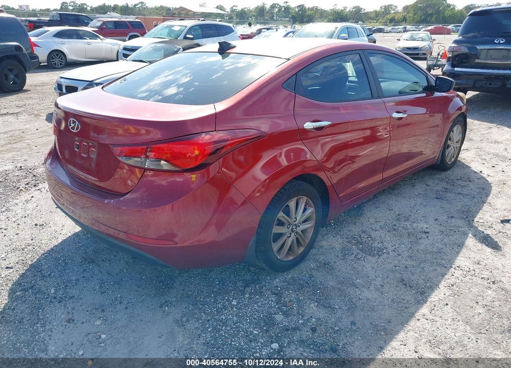 2016 HYUNDAI ELANTRA SE VIN: 5NPDH4AE1GH721162