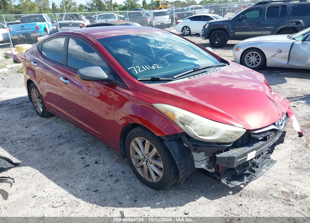 2016 HYUNDAI ELANTRA SE VIN: 5NPDH4AE1GH721162