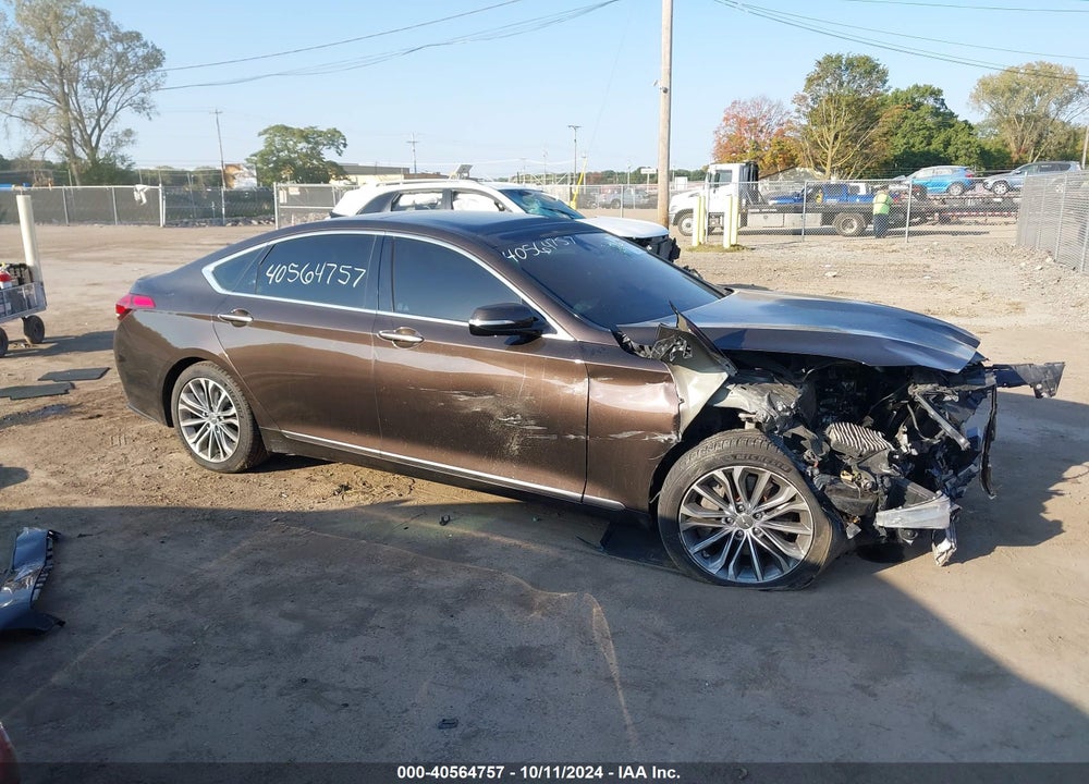 2017 GENESIS G80 3.8 TECHNOLOGY VIN: KMHGN4JE6HU206697