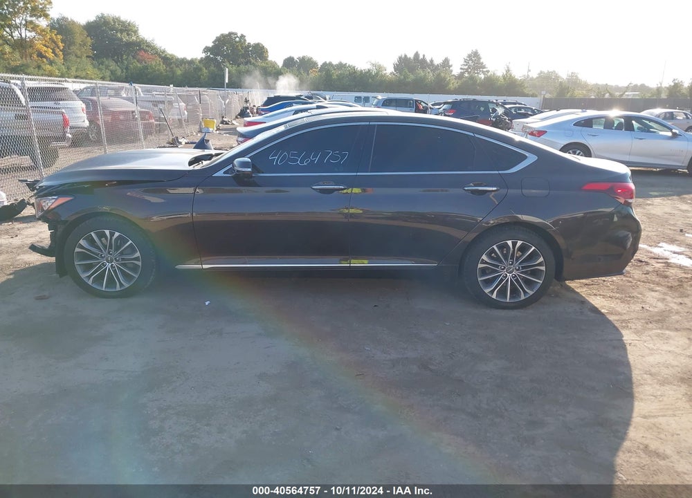2017 GENESIS G80 3.8 TECHNOLOGY VIN: KMHGN4JE6HU206697
