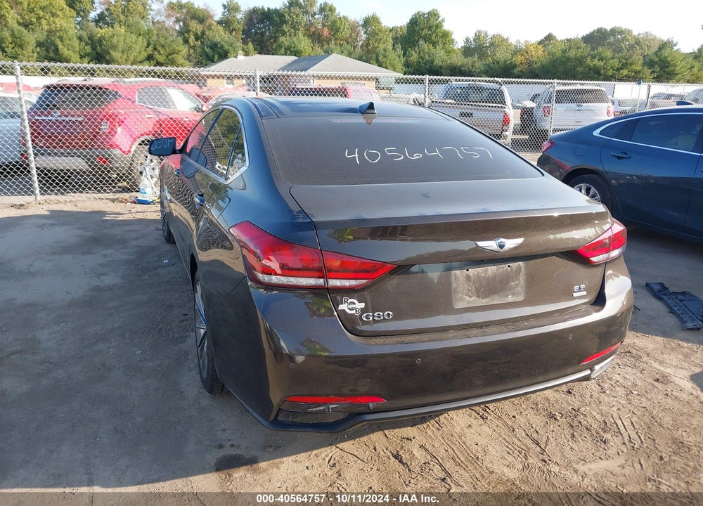 2017 GENESIS G80 3.8 TECHNOLOGY VIN: KMHGN4JE6HU206697