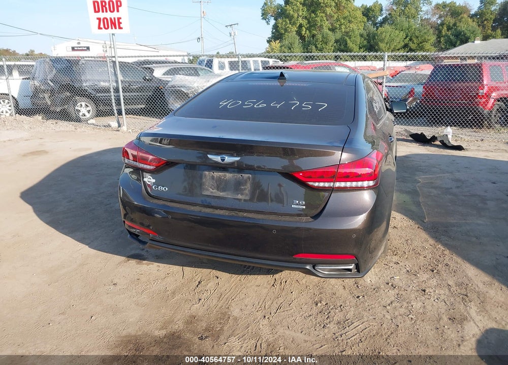 2017 GENESIS G80 3.8 TECHNOLOGY VIN: KMHGN4JE6HU206697