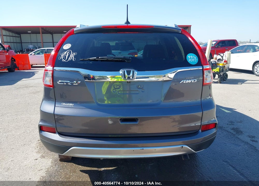 2015 HONDA CR-V EX-L VIN: 5J6RM4H78FL098734