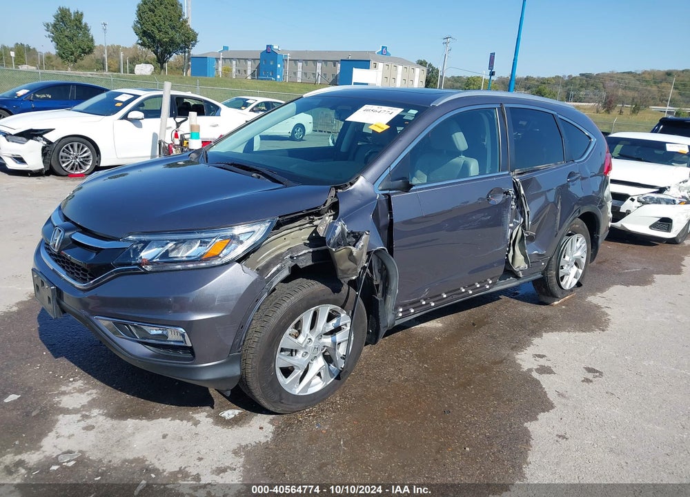 2015 HONDA CR-V EX-L VIN: 5J6RM4H78FL098734