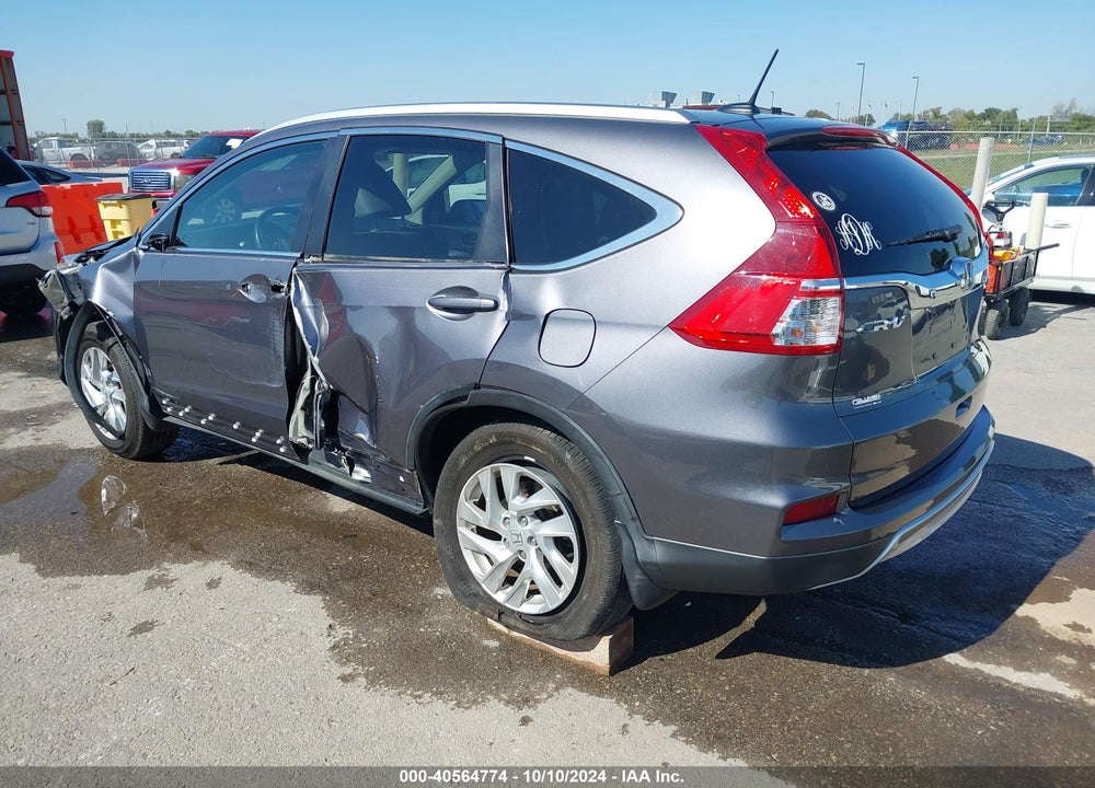 2015 HONDA CR-V EX-L VIN: 5J6RM4H78FL098734