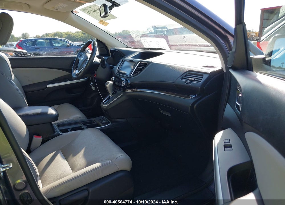 2015 HONDA CR-V EX-L VIN: 5J6RM4H78FL098734