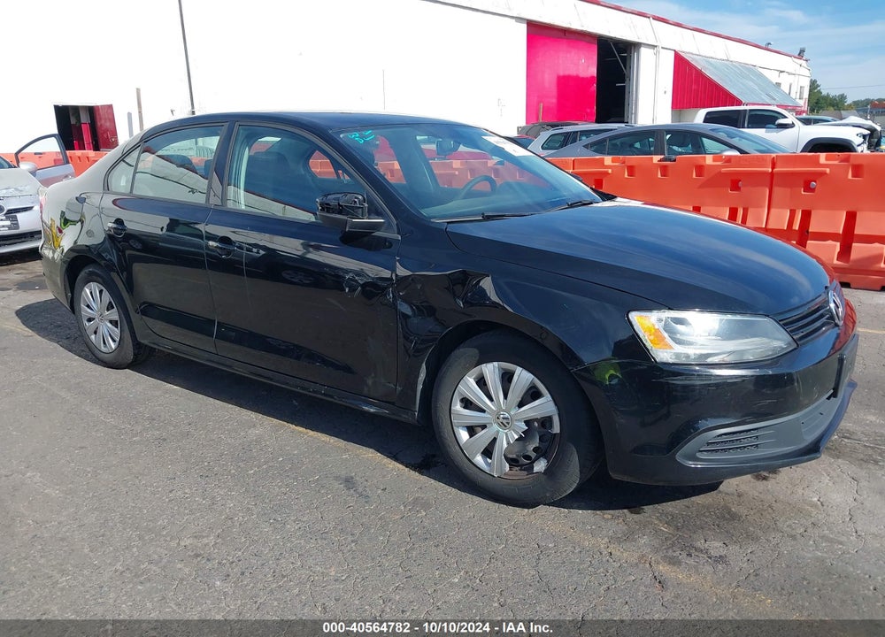 2012 VOLKSWAGEN JETTA 2.0L S VIN: 3VW2K7AJXCM357624