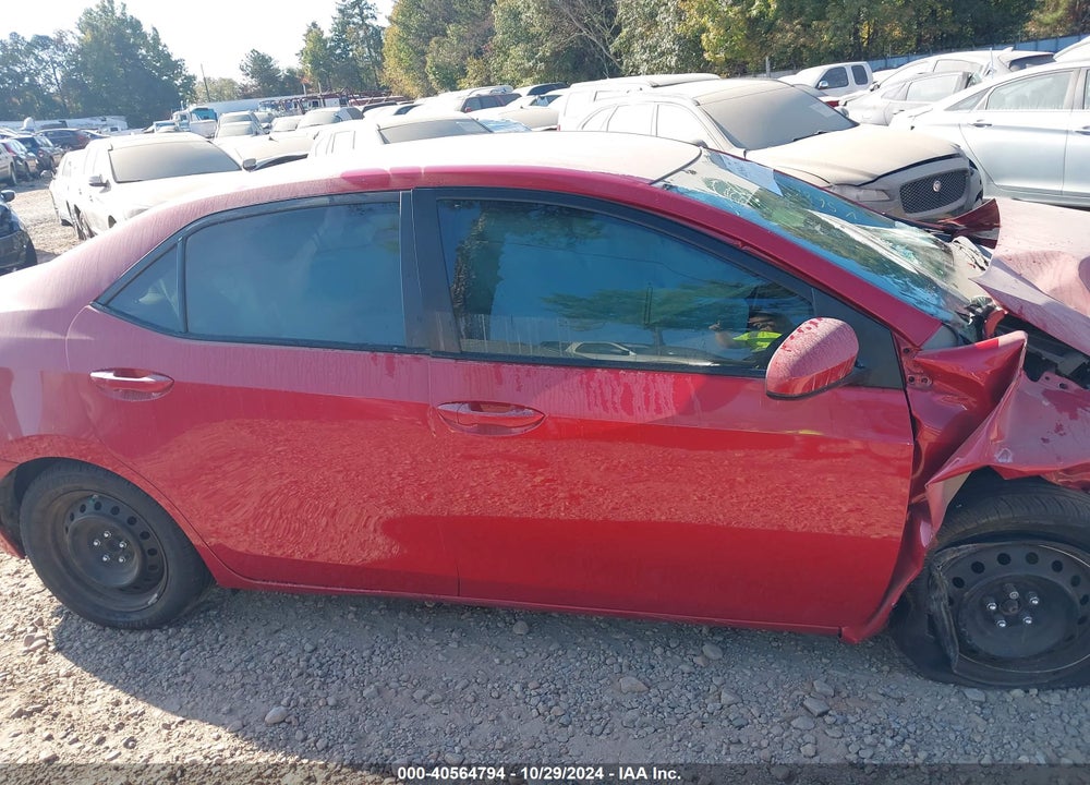 2019 TOYOTA COROLLA LE VIN: 2T1BURHE1KC215686