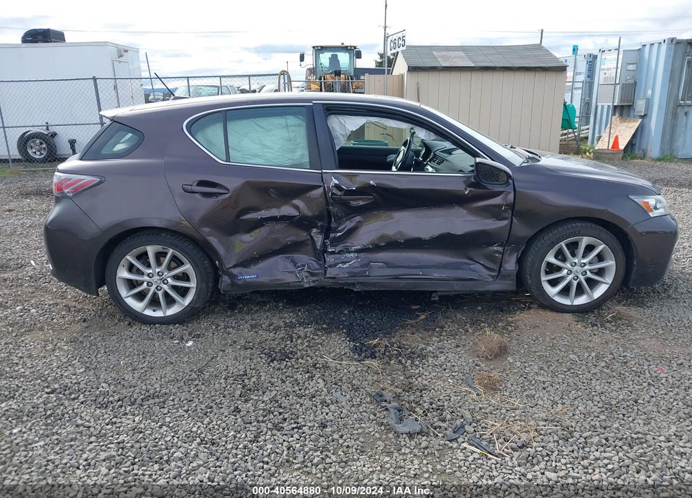 2011 LEXUS CT 200H PREMIUM VIN: JTHKD5BH0B2044521