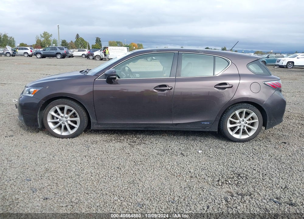 2011 LEXUS CT 200H PREMIUM VIN: JTHKD5BH0B2044521