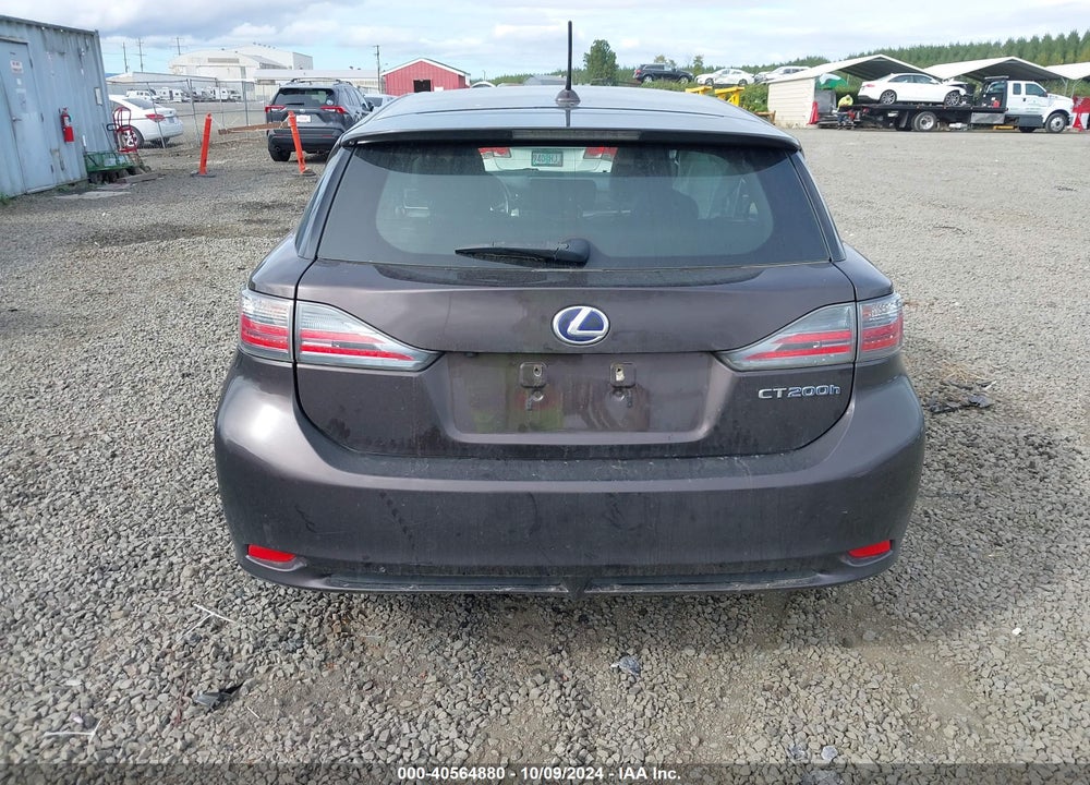 2011 LEXUS CT 200H PREMIUM VIN: JTHKD5BH0B2044521