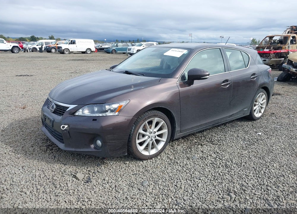 2011 LEXUS CT 200H PREMIUM VIN: JTHKD5BH0B2044521