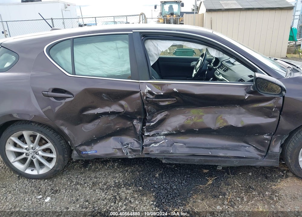 2011 LEXUS CT 200H PREMIUM VIN: JTHKD5BH0B2044521