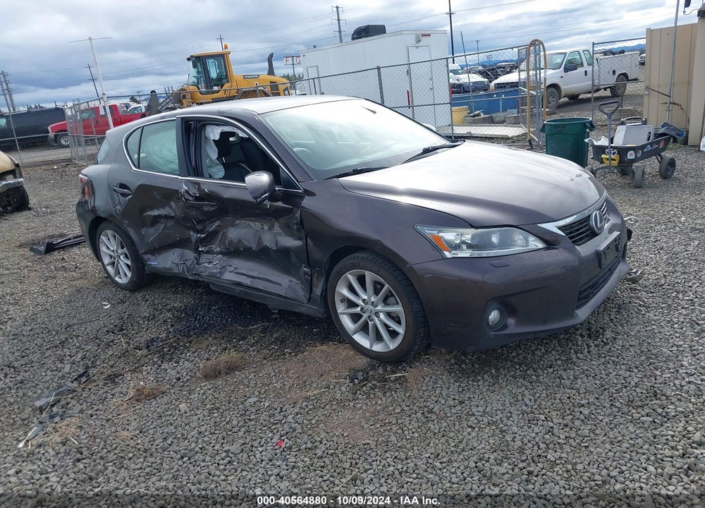 2011 LEXUS CT 200H PREMIUM VIN: JTHKD5BH0B2044521