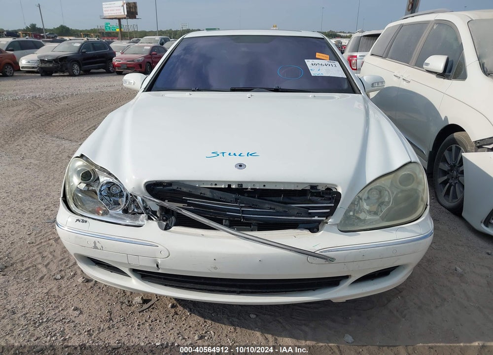 2005 MERCEDES-BENZ S 500 4MATIC VIN: WDBNG84J85A455374