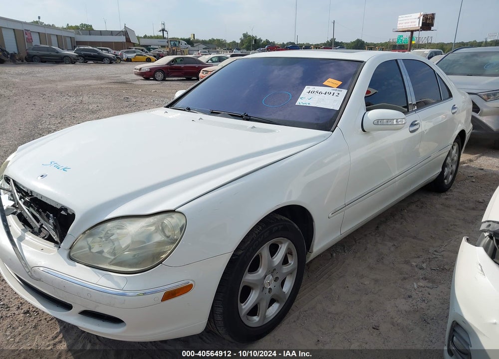 2005 MERCEDES-BENZ S 500 4MATIC VIN: WDBNG84J85A455374