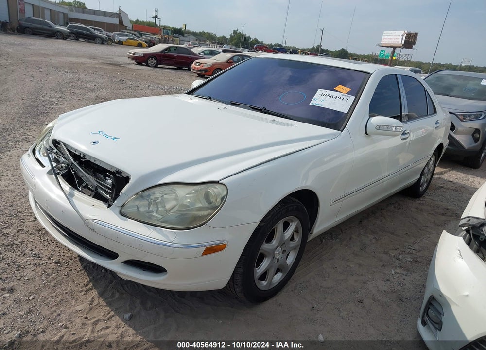 2005 MERCEDES-BENZ S 500 4MATIC VIN: WDBNG84J85A455374
