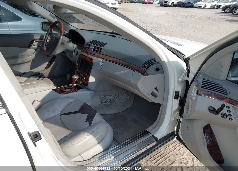 2005 MERCEDES-BENZ S 500 4MATIC VIN: WDBNG84J85A455374