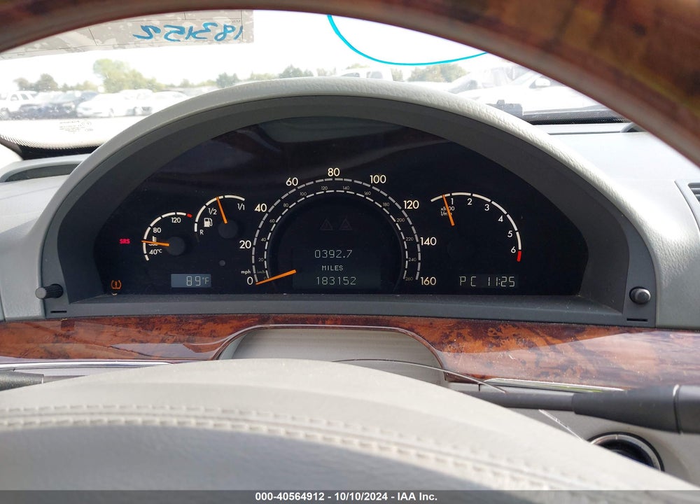 2005 MERCEDES-BENZ S 500 4MATIC VIN: WDBNG84J85A455374