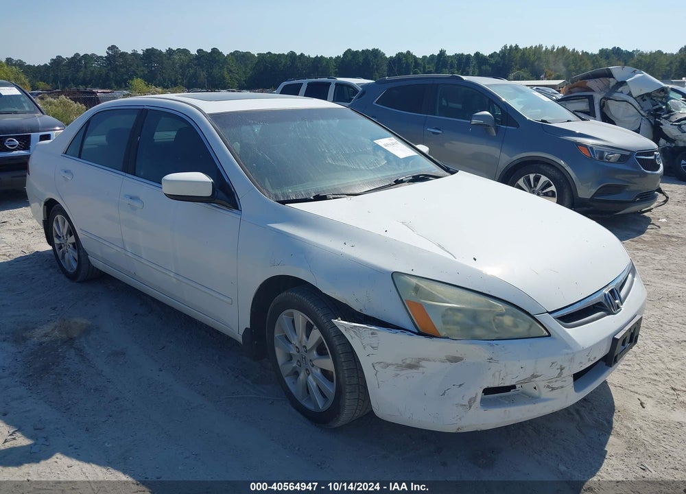 2007 HONDA ACCORD 3.0 EX VIN: 1HGCM66597A094179