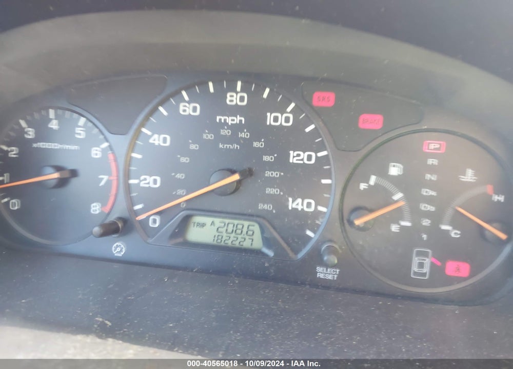 2002 HONDA ACCORD 2.3 EX VIN: 1HGCG56622A103386