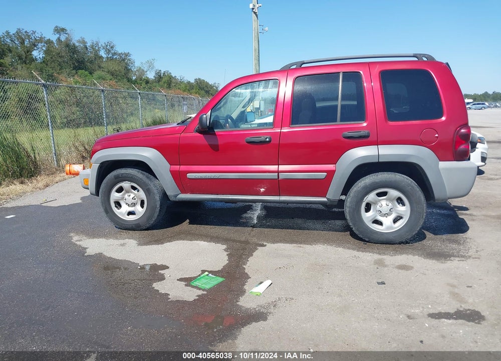 2005 JEEP LIBERTY SPORT VIN: 1J4GK48K55W718423