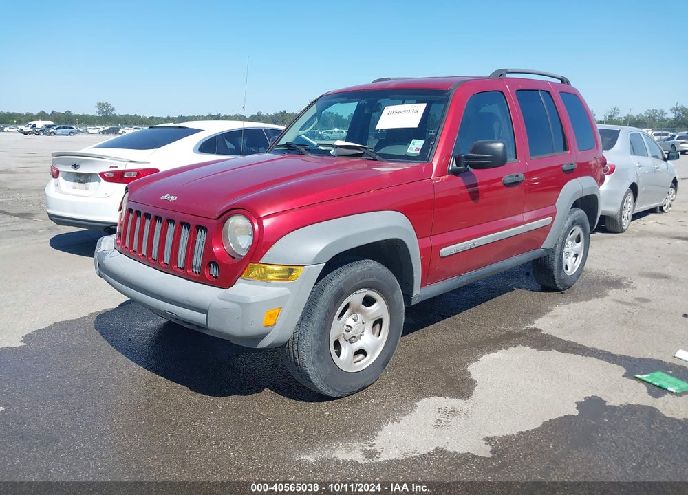 2005 JEEP LIBERTY SPORT VIN: 1J4GK48K55W718423