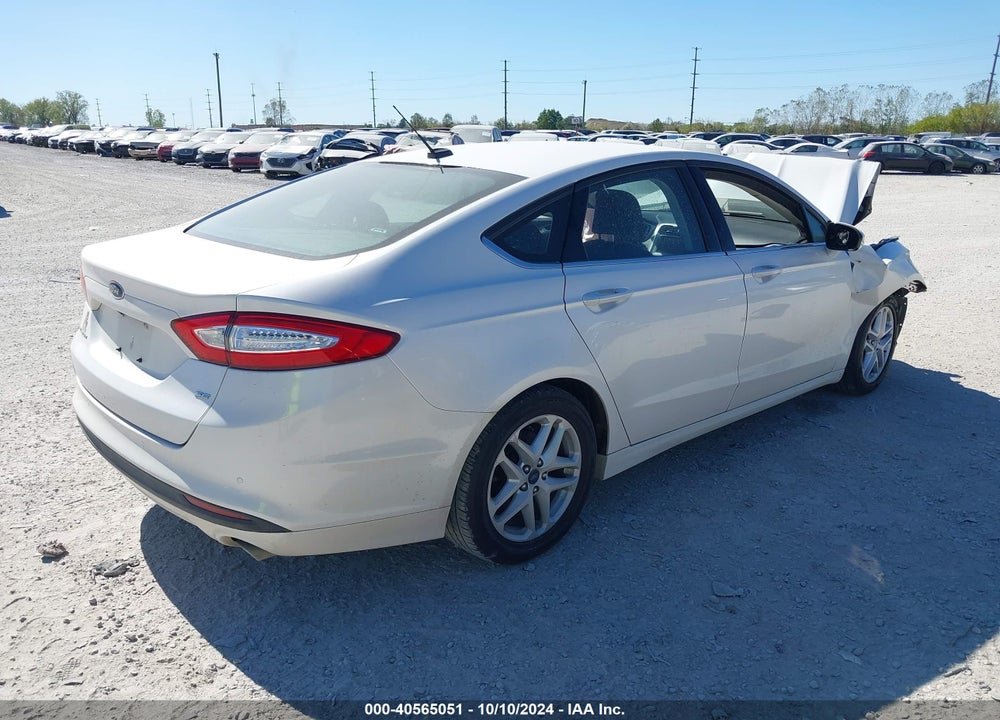 2016 FORD FUSION SE VIN: 3FA6P0H78GR237195