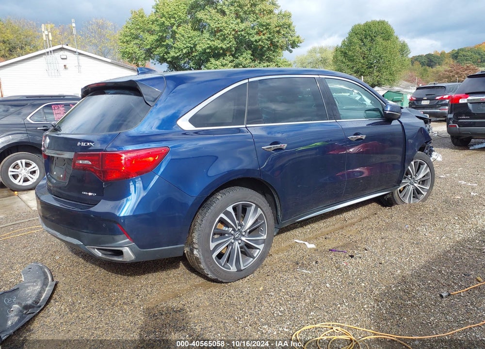 2020 ACURA MDX TECHNOLOGY PACKAGE VIN: 5J8YD4H54LL024496