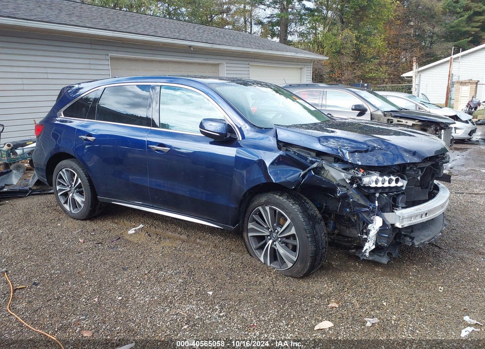 2020 ACURA MDX TECHNOLOGY PACKAGE VIN: 5J8YD4H54LL024496