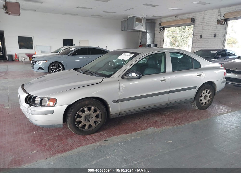 2002 VOLVO S60 2.4 VIN: YV1RS61R222113161