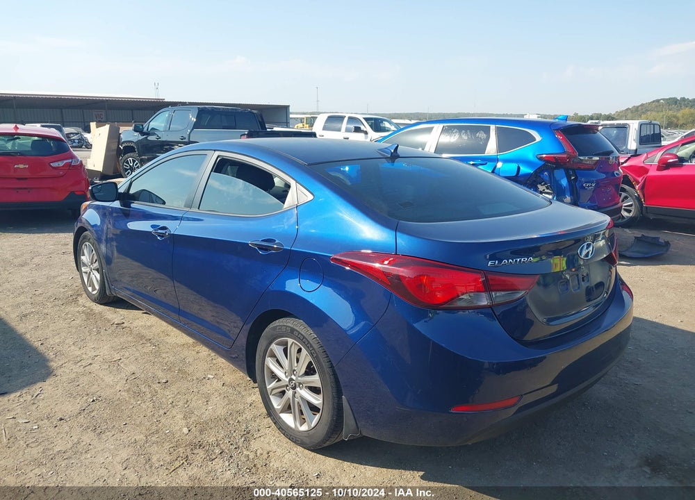 2015 HYUNDAI ELANTRA SE VIN: 5NPDH4AE1FH609850