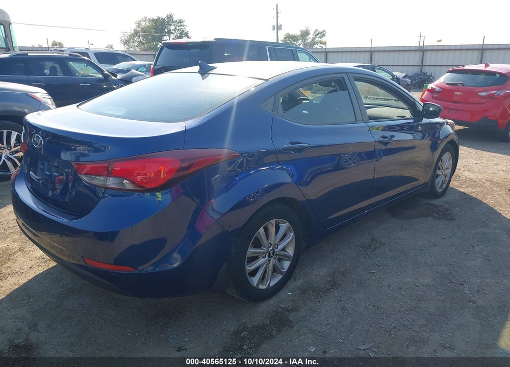2015 HYUNDAI ELANTRA SE VIN: 5NPDH4AE1FH609850