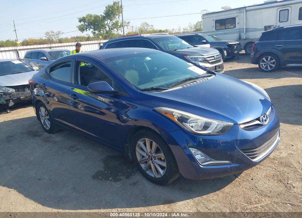 2015 HYUNDAI ELANTRA SE VIN: 5NPDH4AE1FH609850