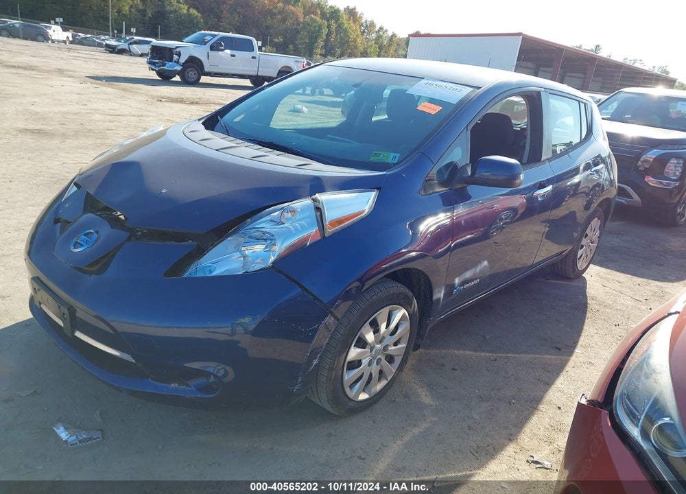 2016 NISSAN LEAF S VIN: 1N4BZ0CP8GC313156