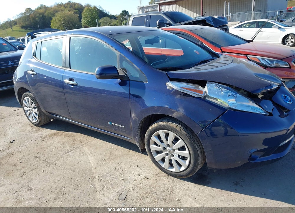 2016 NISSAN LEAF S VIN: 1N4BZ0CP8GC313156