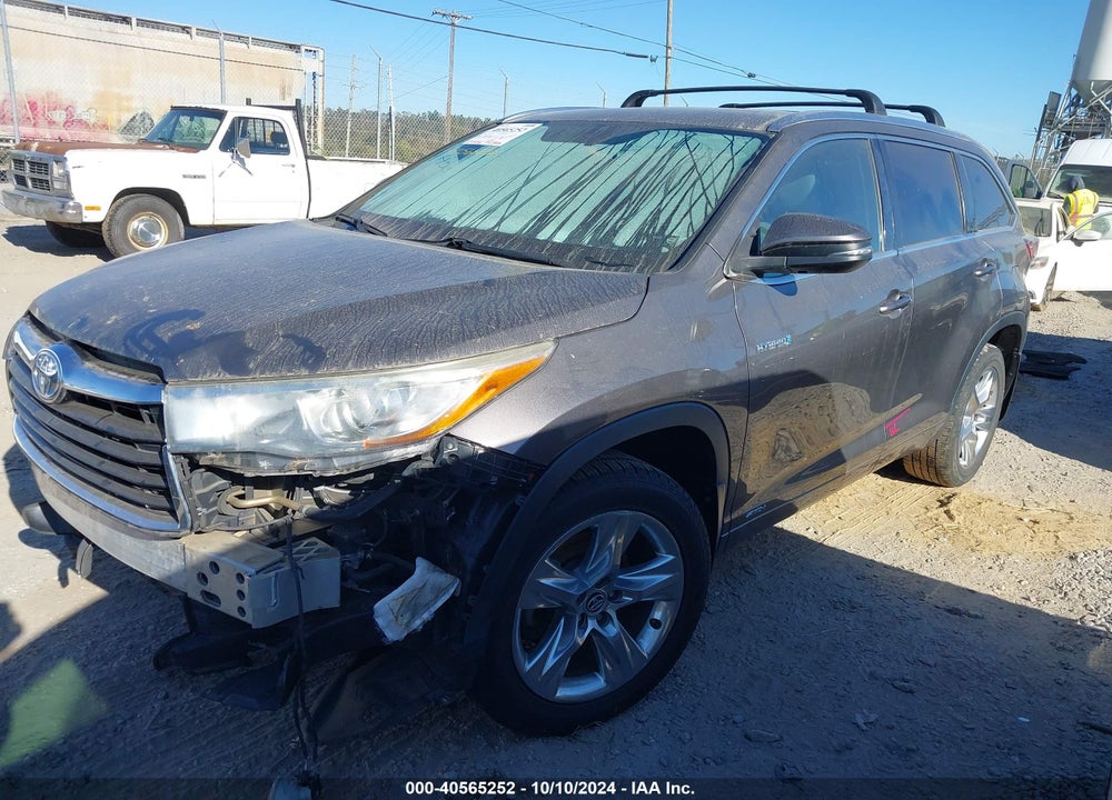 2016 TOYOTA HIGHLANDER HYBRID LIMITED VIN: 5TDDCRFH7GS016827