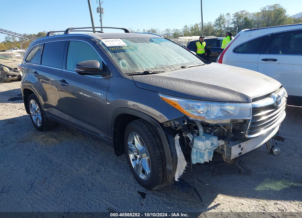 2016 TOYOTA HIGHLANDER HYBRID LIMITED VIN: 5TDDCRFH7GS016827