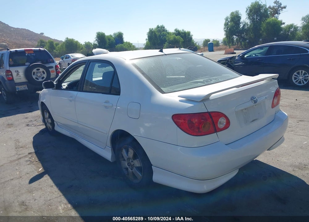 2003 TOYOTA COROLLA S VIN: 1NXBR32E63Z170140