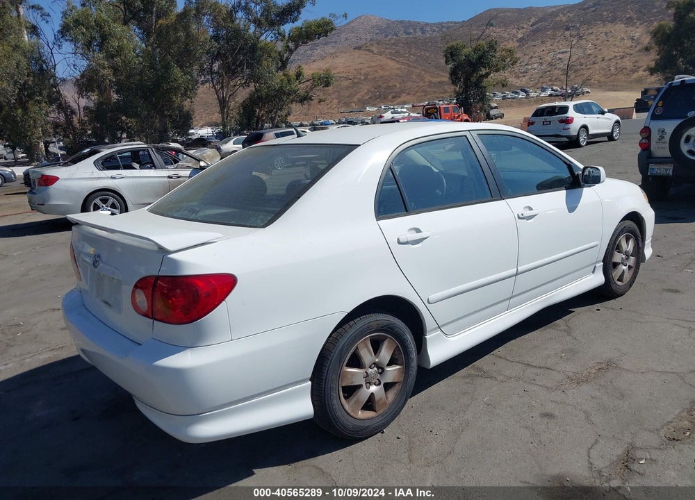 2003 TOYOTA COROLLA S VIN: 1NXBR32E63Z170140