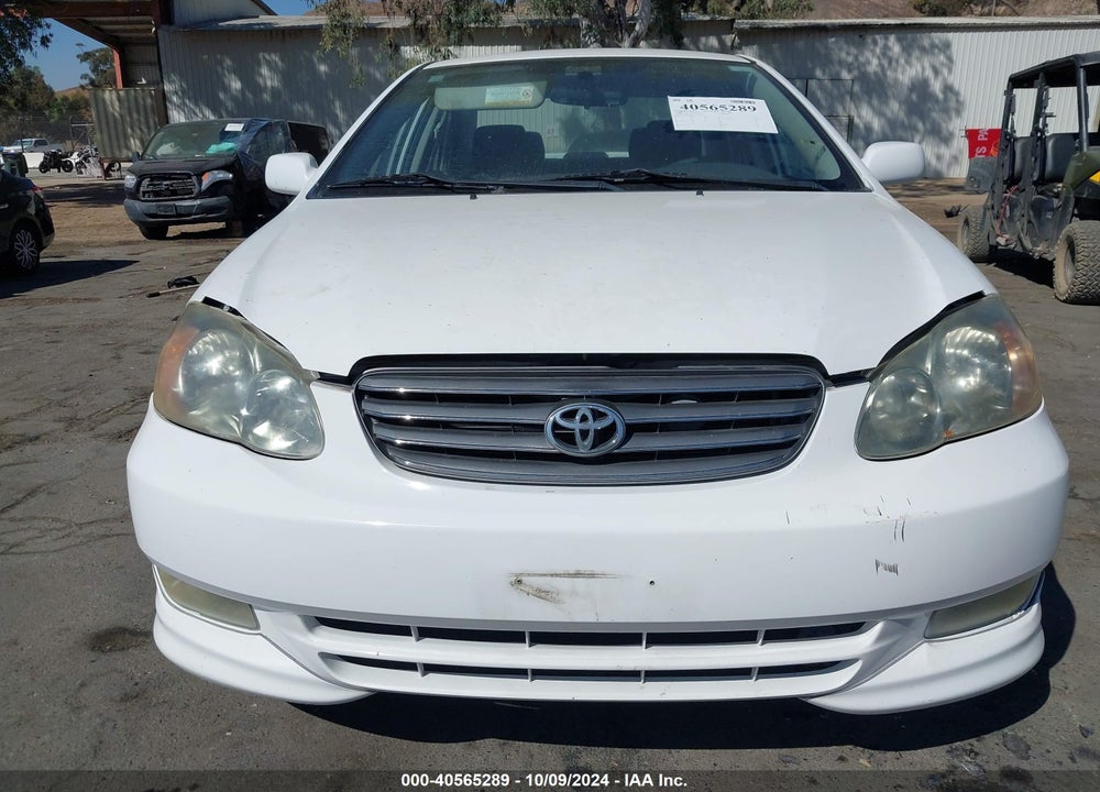 2003 TOYOTA COROLLA S VIN: 1NXBR32E63Z170140