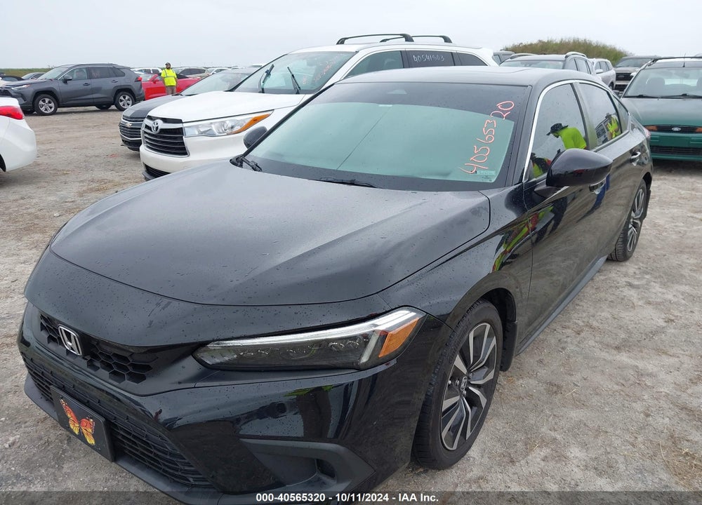 2022 HONDA CIVIC EX-L VIN: 19XFL1H72NE018149