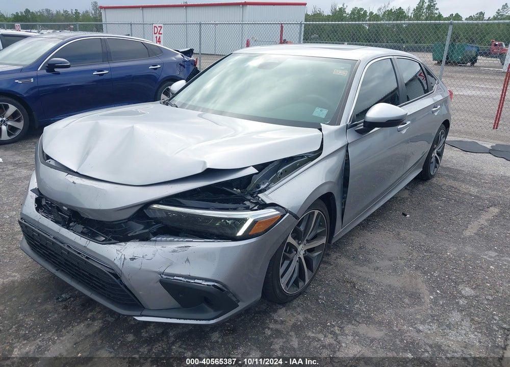2022 HONDA CIVIC TOURING VIN: 2HGFE1F96NH320032
