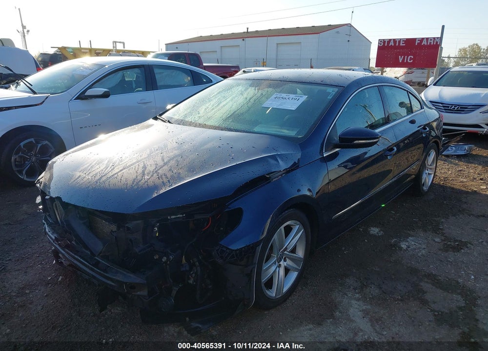2013 VOLKSWAGEN CC 2.0T SPORT VIN: WVWBP7AN8DE567007