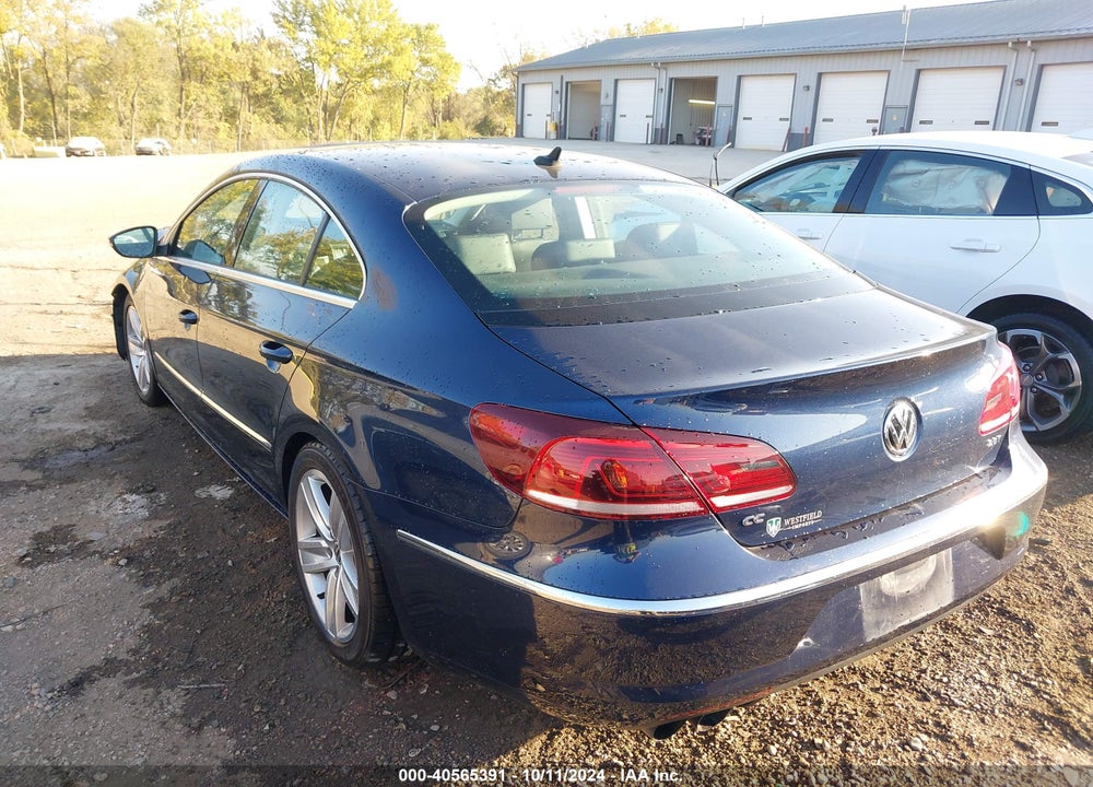 2013 VOLKSWAGEN CC 2.0T SPORT VIN: WVWBP7AN8DE567007
