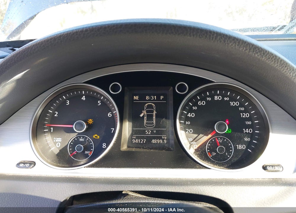 2013 VOLKSWAGEN CC 2.0T SPORT VIN: WVWBP7AN8DE567007