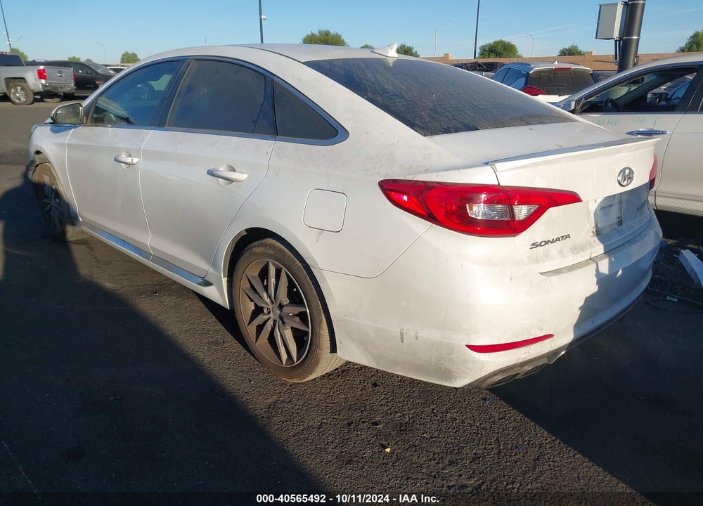 2017 HYUNDAI SONATA SPORT 2.0T VIN: 5NPE34AB8HH535550